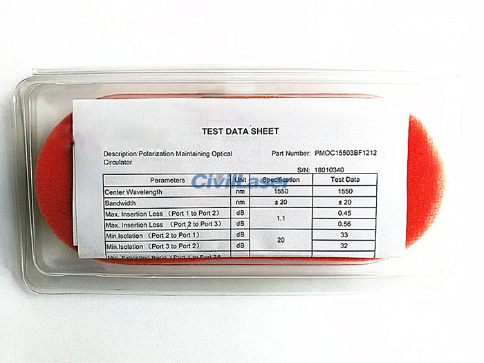 PM fiber circulator